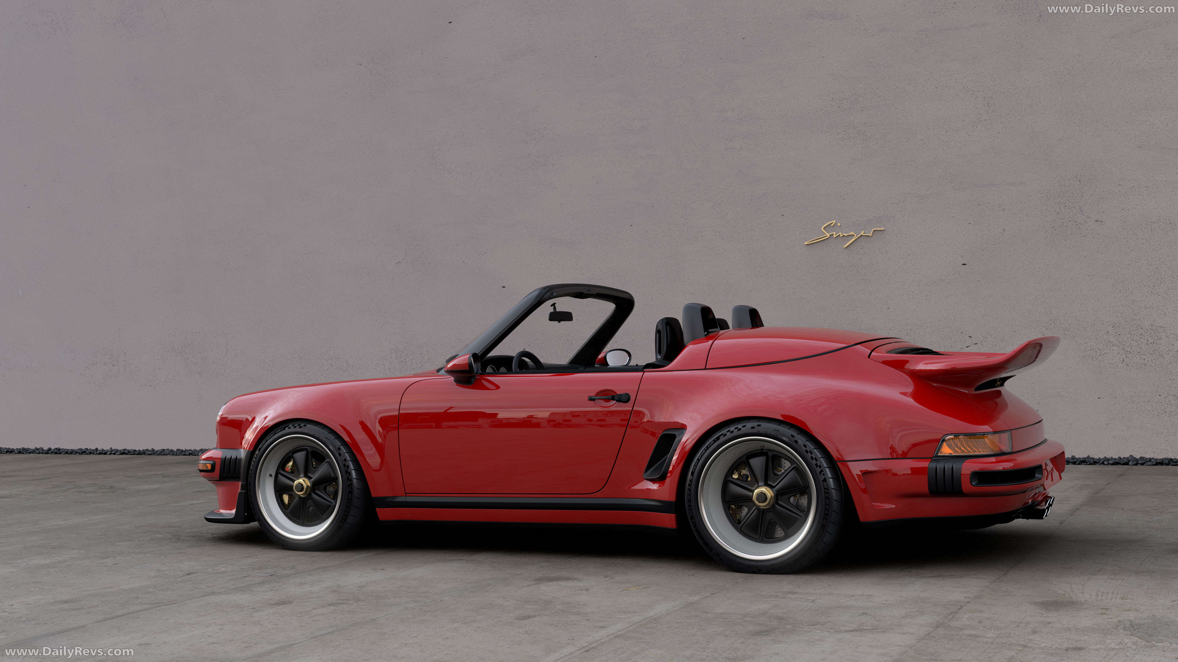 2026 Singer Porsche 911 Carrera Cabriolet Rear View