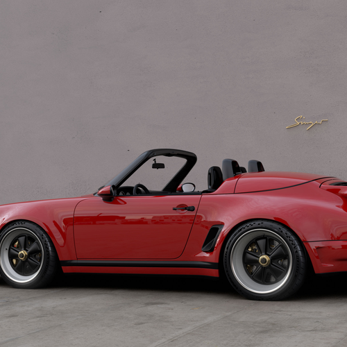 2026 Singer Porsche 911 Carrera Cabriolet Rear View