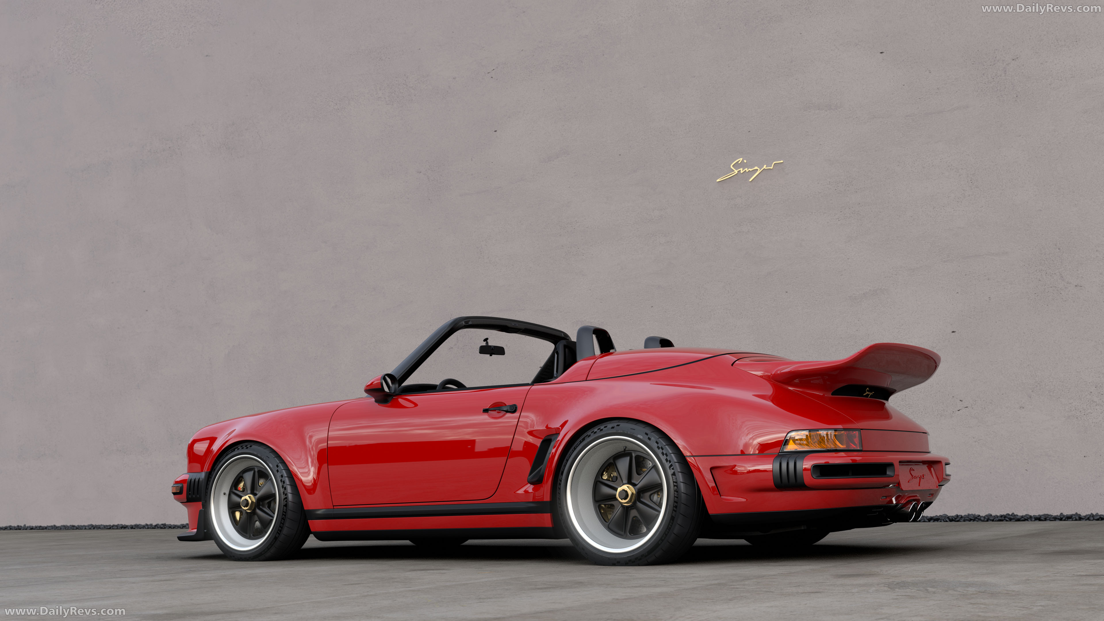 2026 Singer Porsche 911 Carrera Cabriolet Rear View