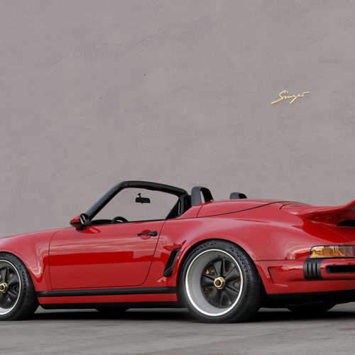 2026 Singer Porsche 911 Carrera Cabriolet Rear View