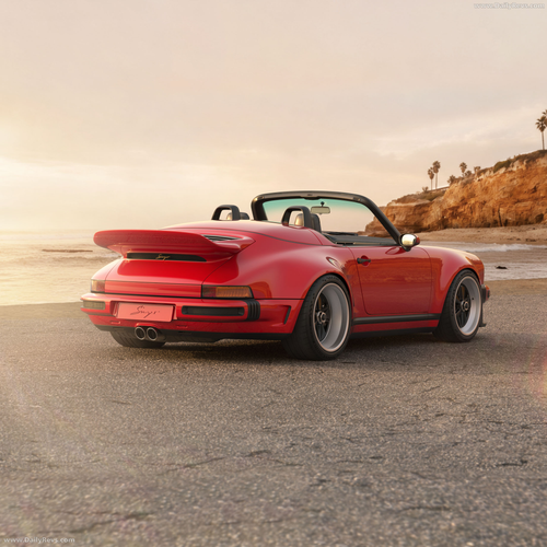 2026 Singer Porsche 911 Carrera Cabriolet Rear View