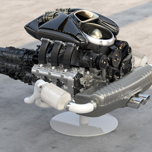 2026 Singer Porsche 911 Carrera Cabriolet Engine
