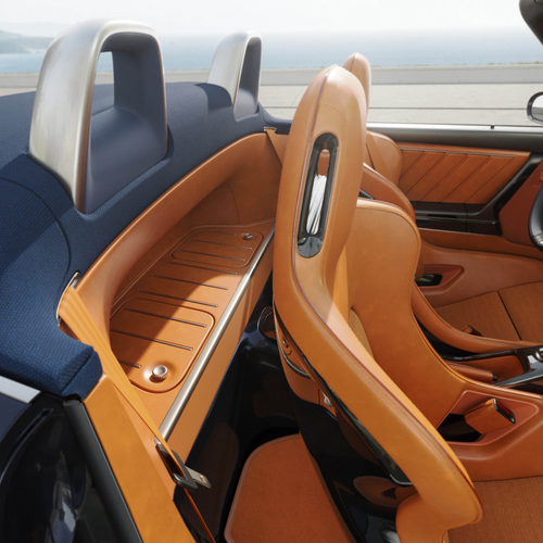 2026 Singer Porsche 911 Carrera Cabriolet Pacific Blue Interior
