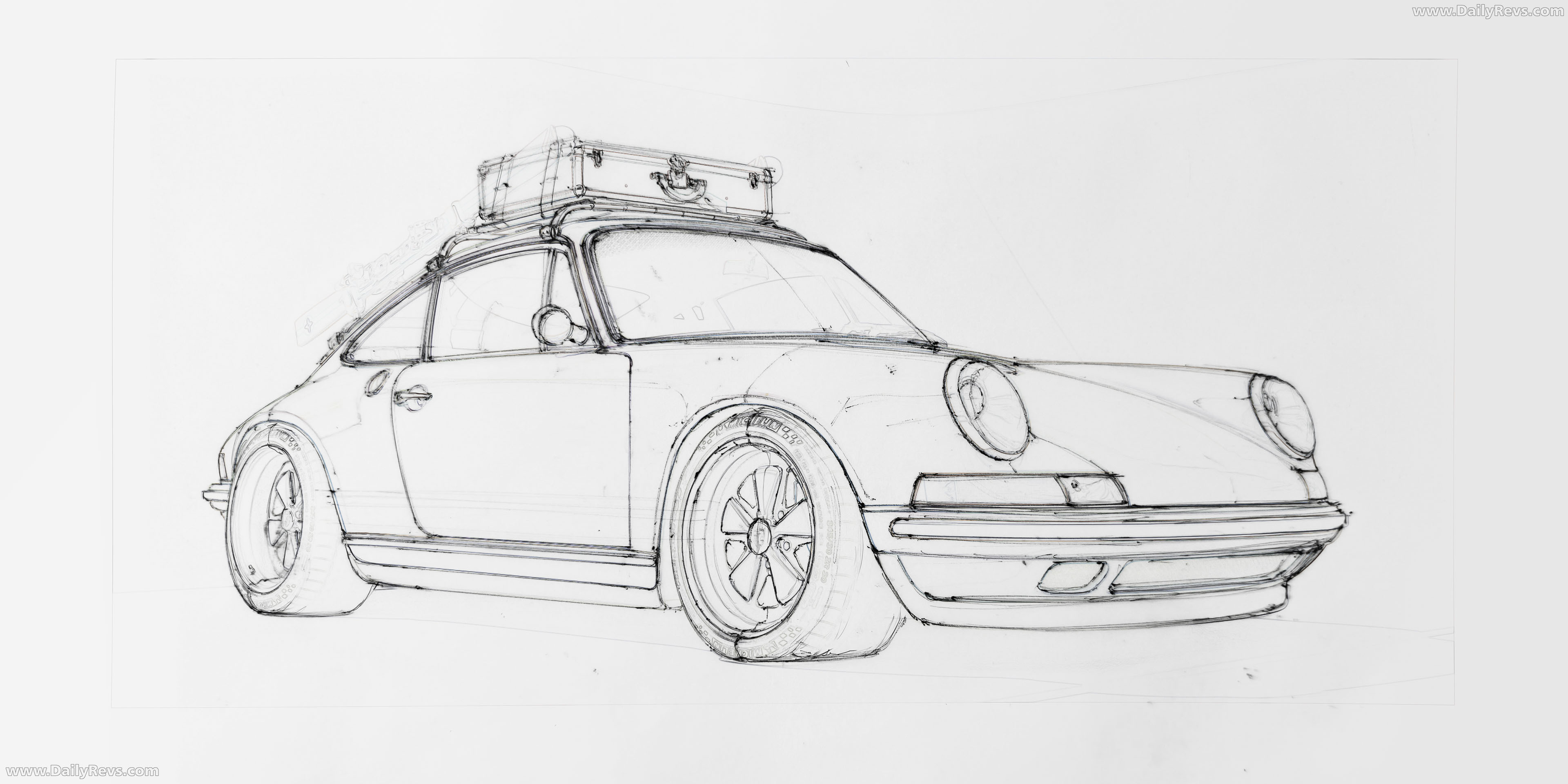 2026 Singer Porsche 911 Classic Sketches