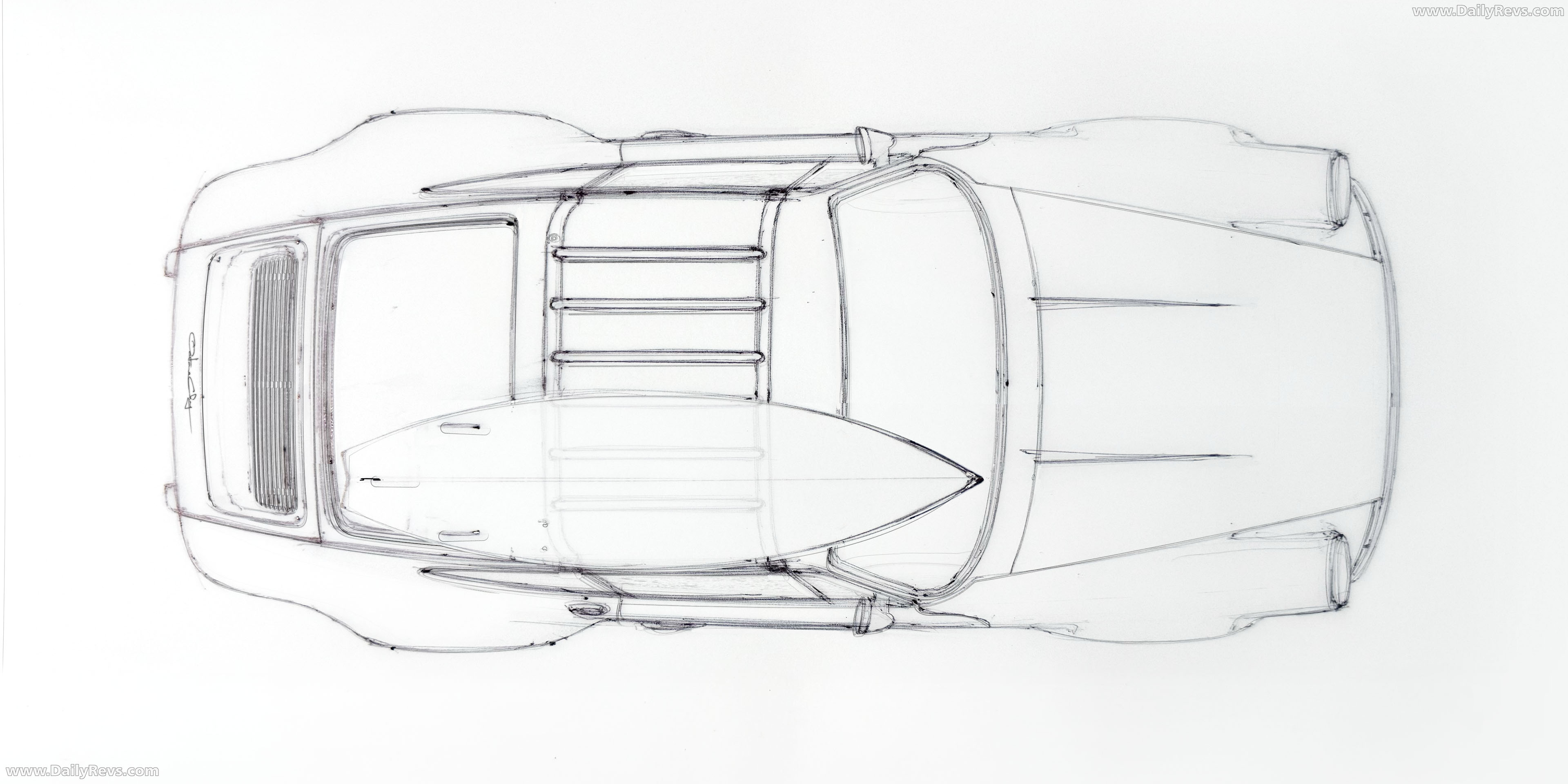 2026 Singer Porsche 911 Classic Sketches
