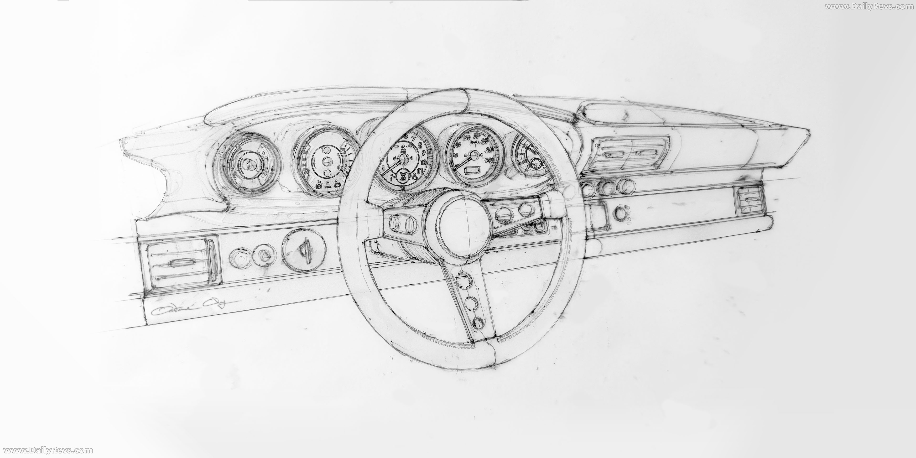 2026 Singer Porsche 911 Classic Sketches
