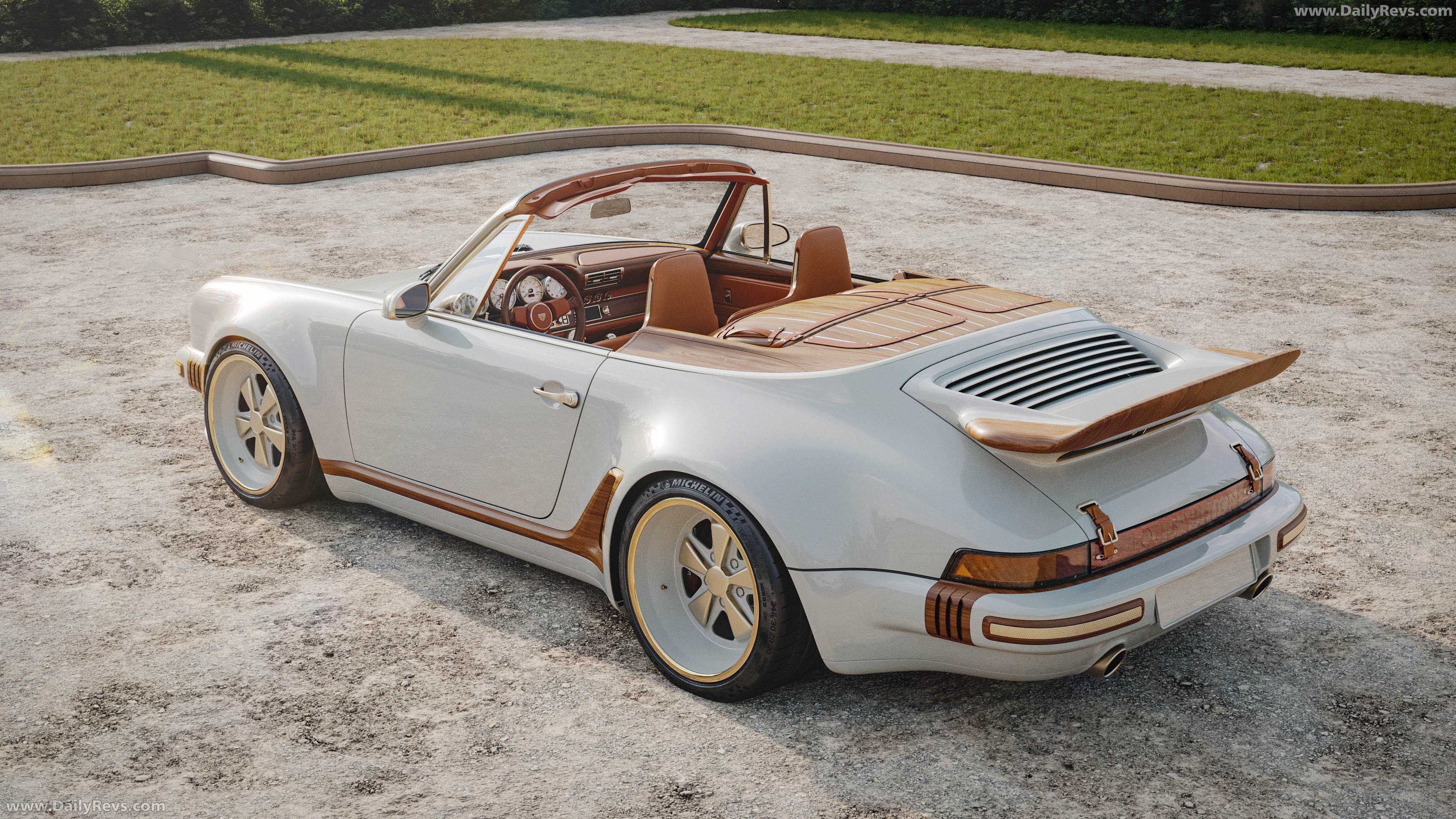 2026 Singer Porsche 911 Classic Turbo Rear View