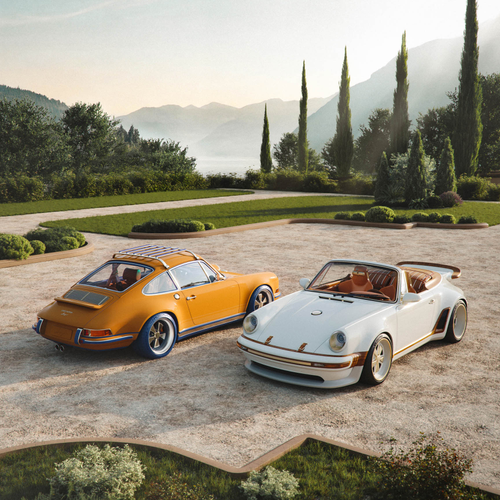2026 Singer Porsche 911 Classic Turbo Top View