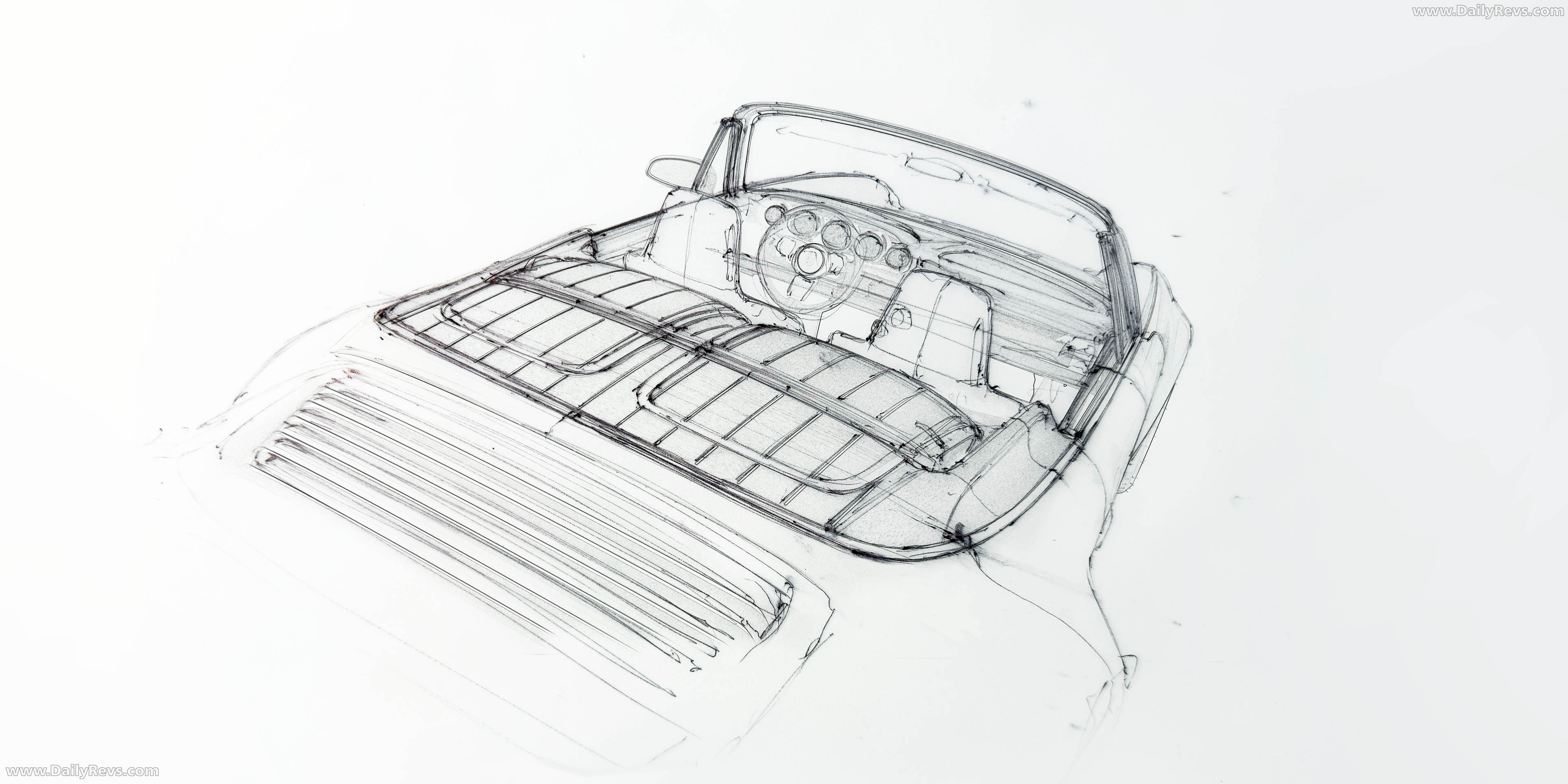 2026 Singer Porsche 911 Classic Turbo Sketches