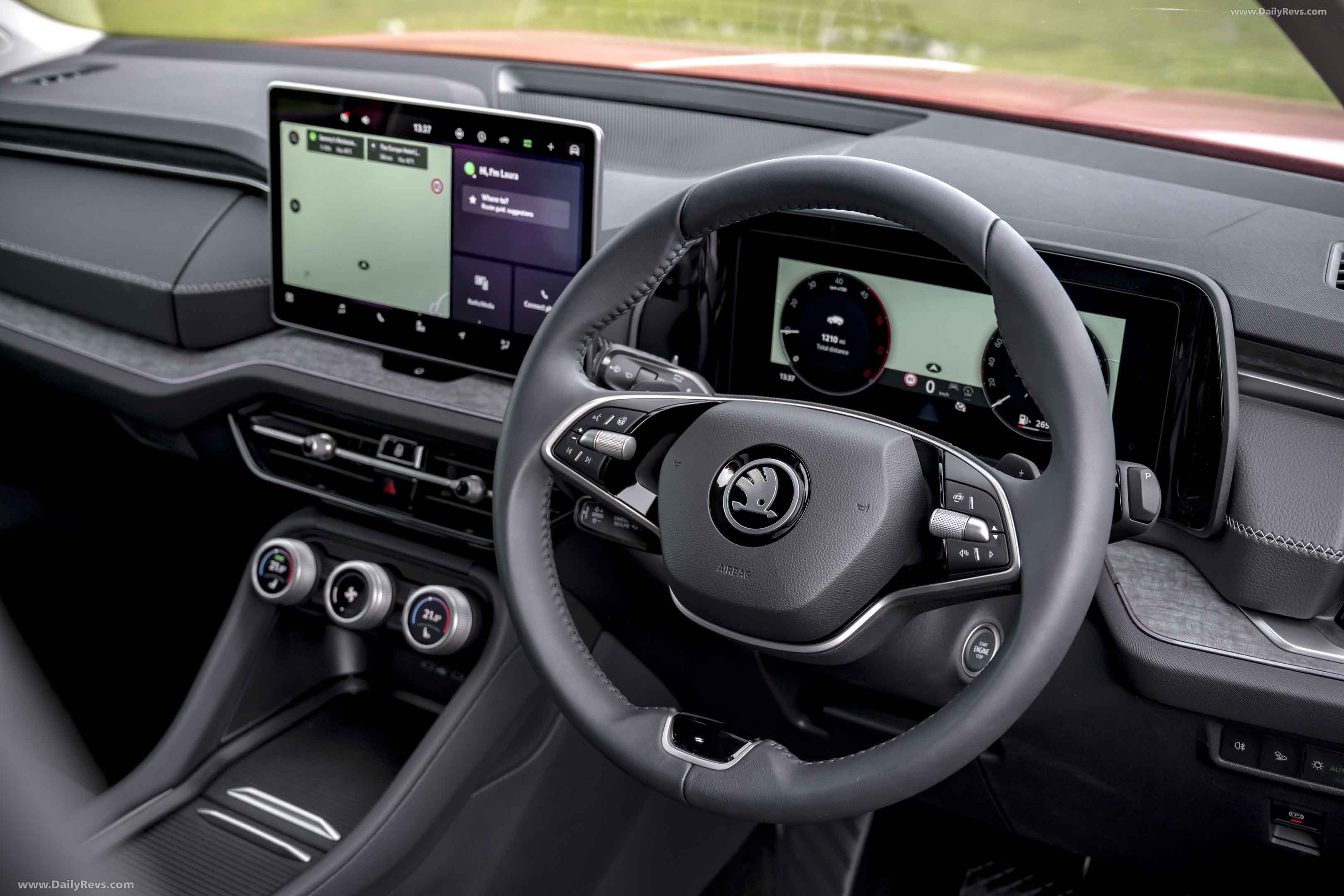 2024 Skoda Kodiaq SE L Velvet Red Stunning HD Photos Videos Specs 