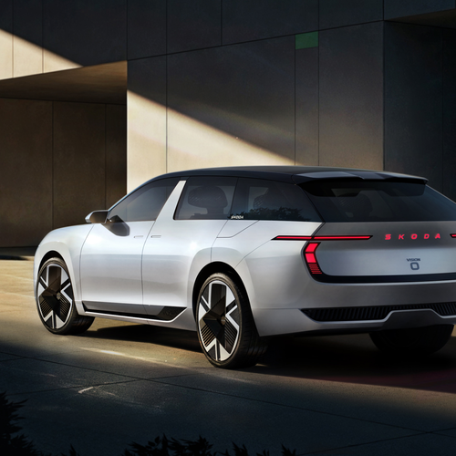2025 Skoda Vision O Concept Rear View