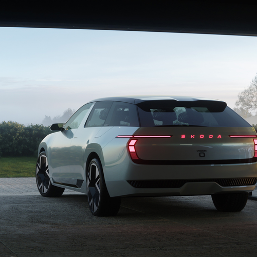 2025 Skoda Vision O Concept Rear View