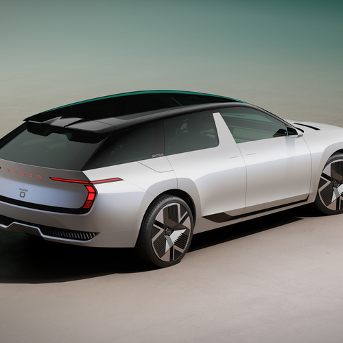 2025 Skoda Vision O Concept Rear View