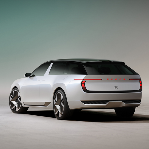 2025 Skoda Vision O Concept Rear View