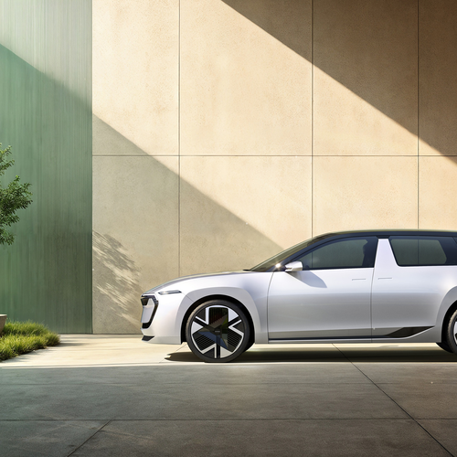 2025 Skoda Vision O Concept Side View