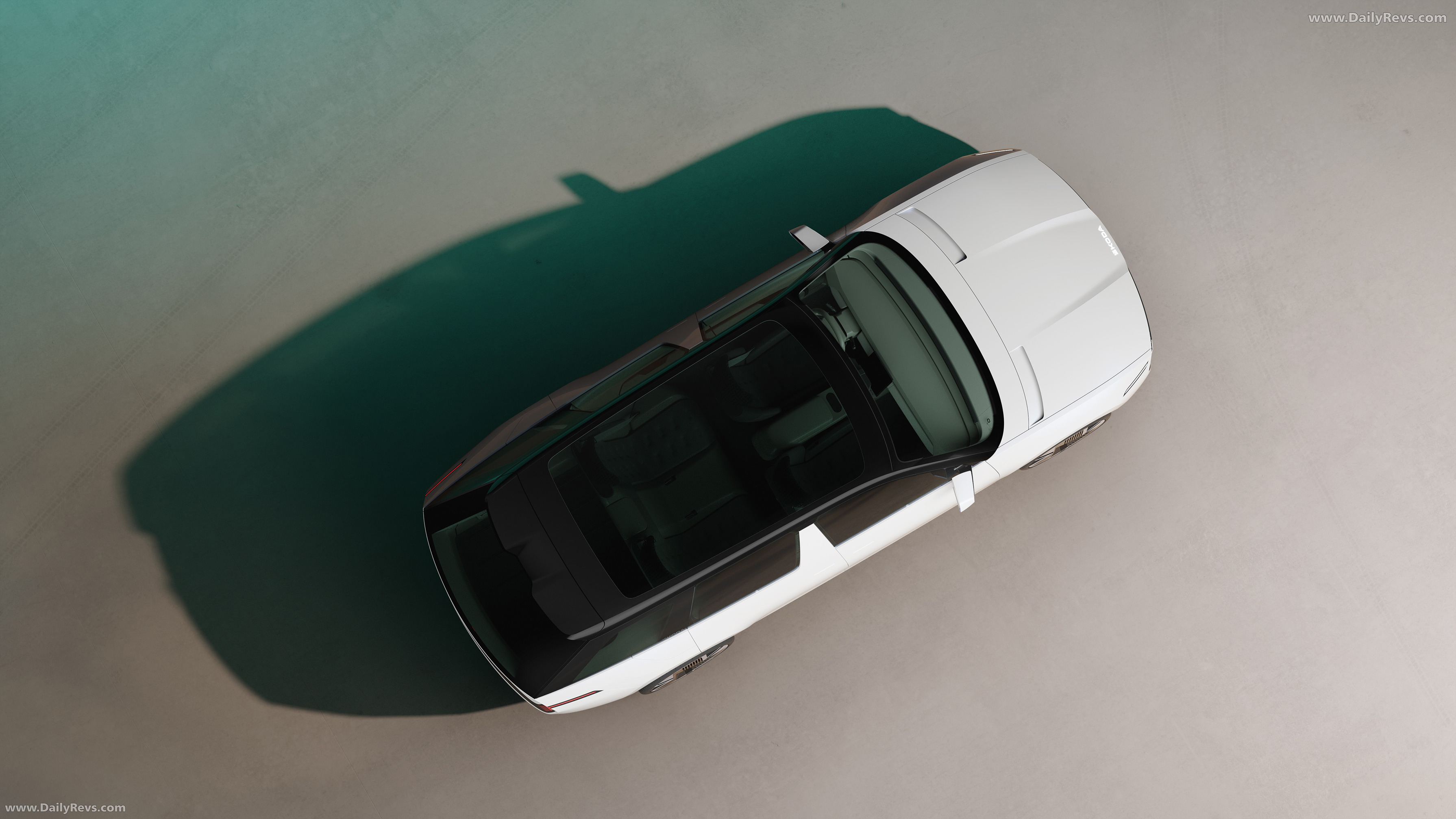 2025 Skoda Vision O Concept Top View