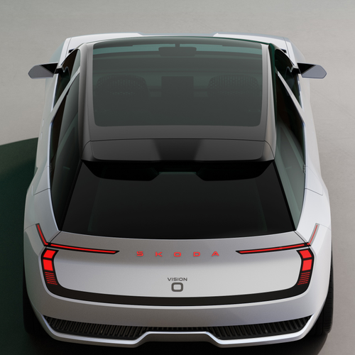 2025 Skoda Vision O Concept Top View