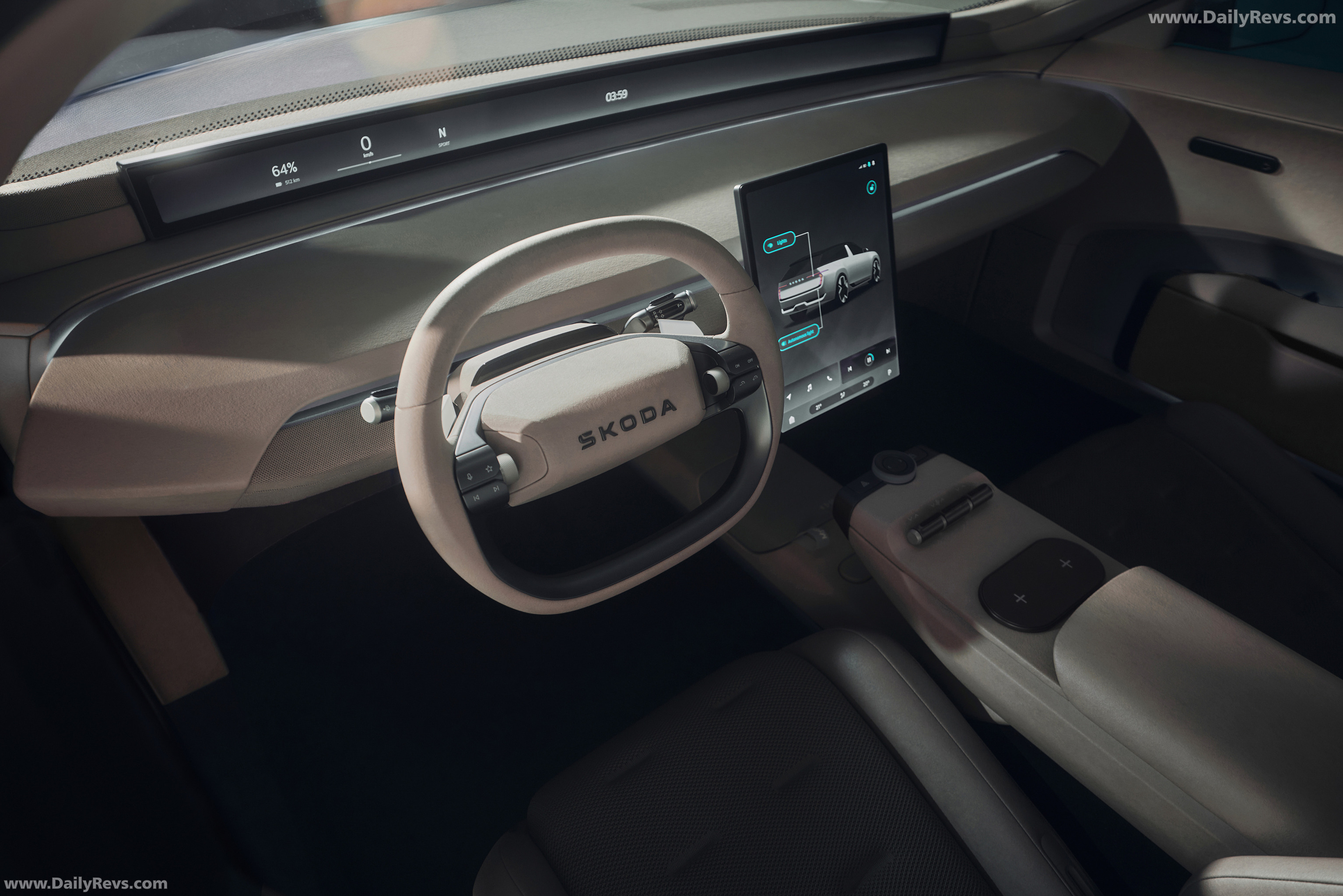 2025 Skoda Vision O Concept Interior