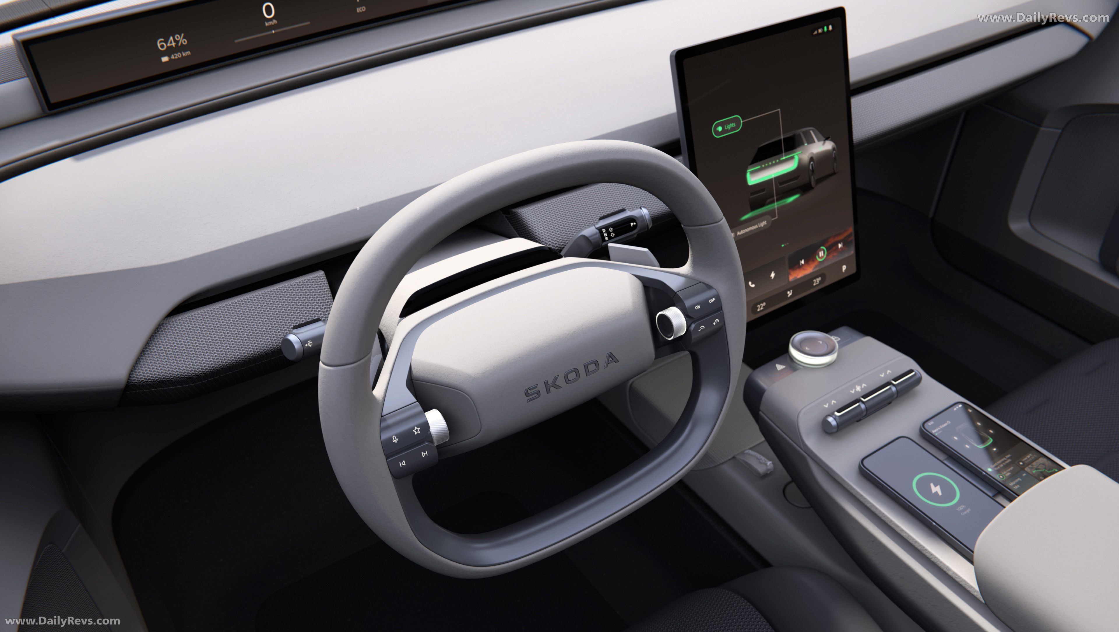 2025 Skoda Vision O Concept Interior