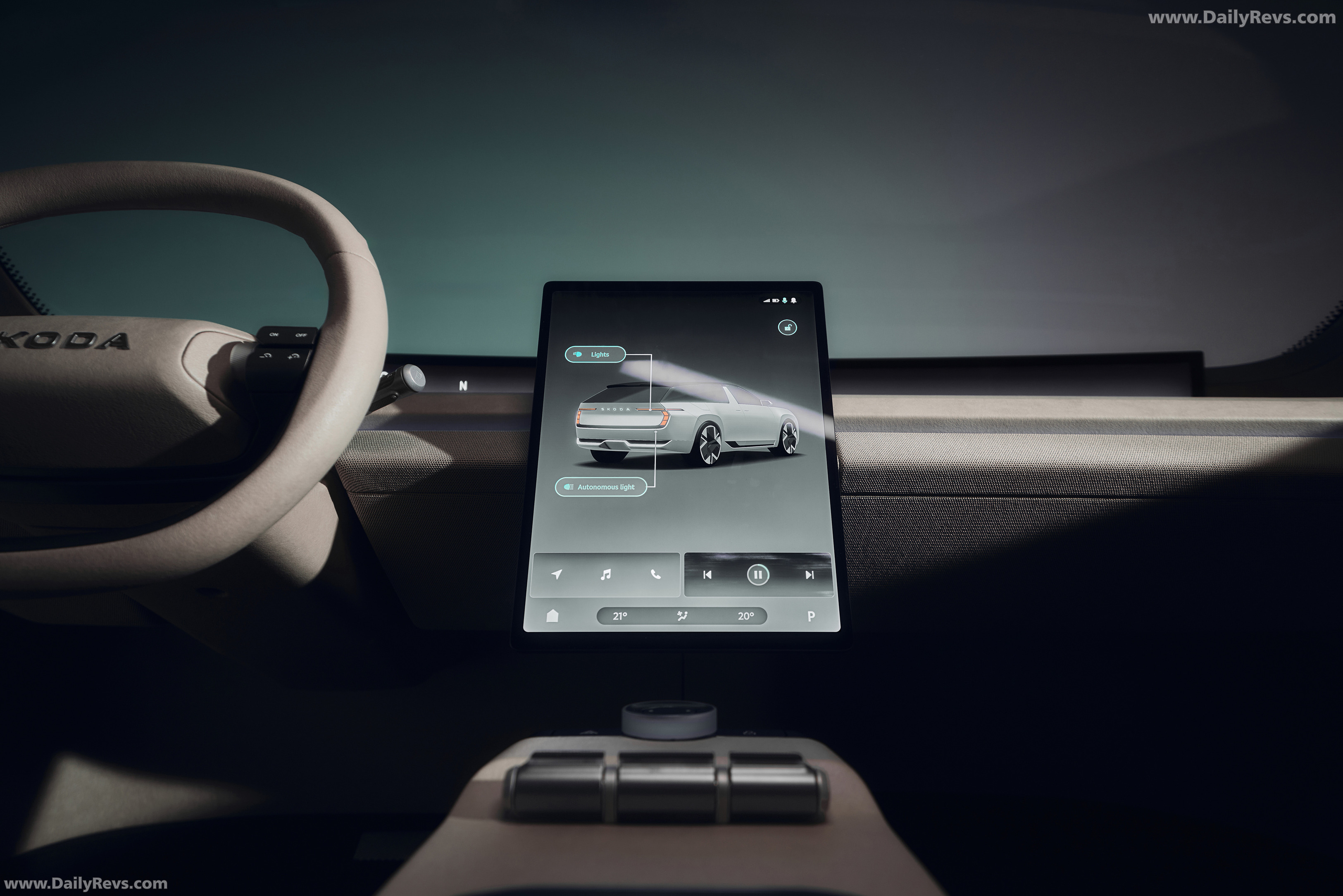 2025 Skoda Vision O Concept Interior