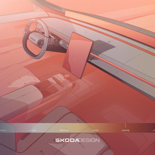 2025 Skoda Vision O Concept Sketches
