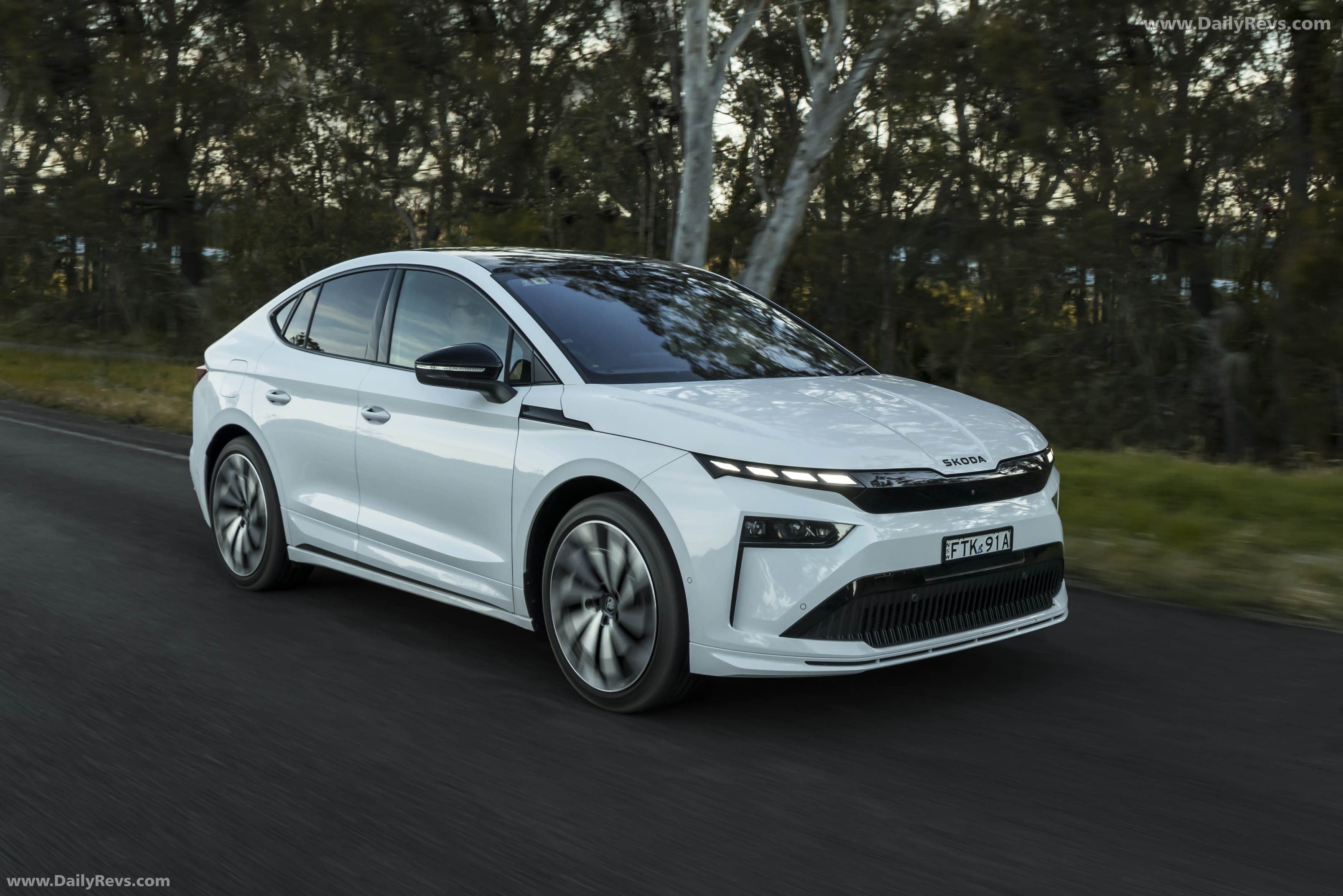 2025 Skoda Enyaq Coupe Sportline Australian Version Front View