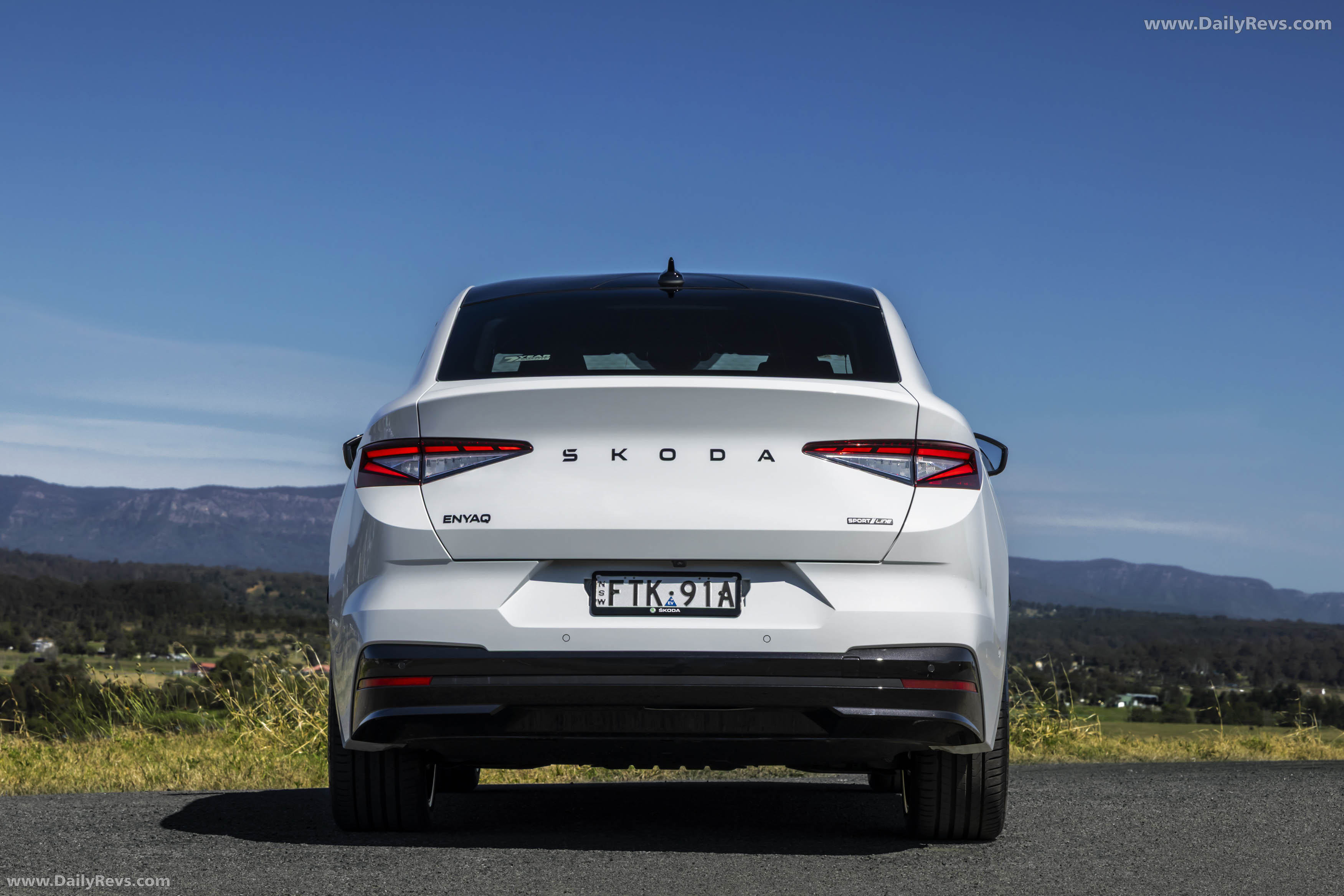2025 Skoda Enyaq Coupe Sportline Australian Version Rear View