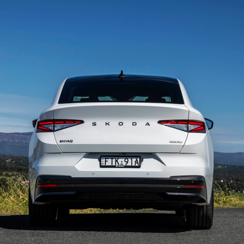 2025 Skoda Enyaq Coupe Sportline Australian Version Rear View