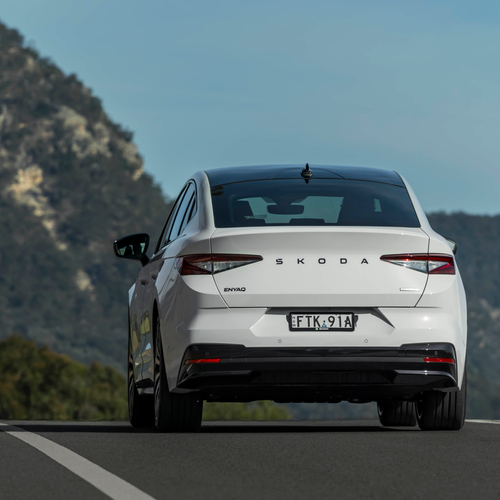 2025 Skoda Enyaq Coupe Sportline Australian Version Rear View