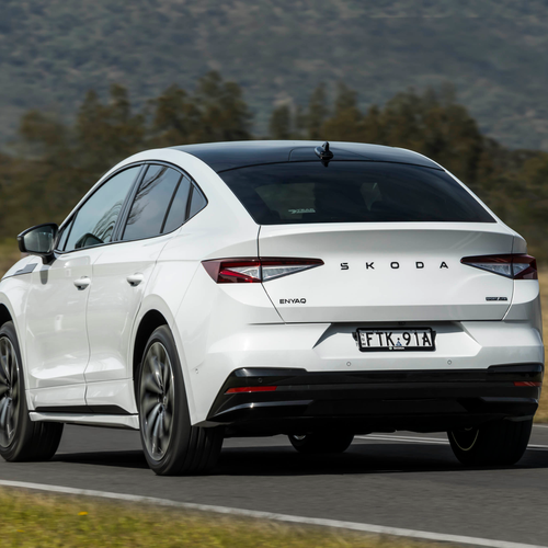 2025 Skoda Enyaq Coupe Sportline Australian Version Rear View