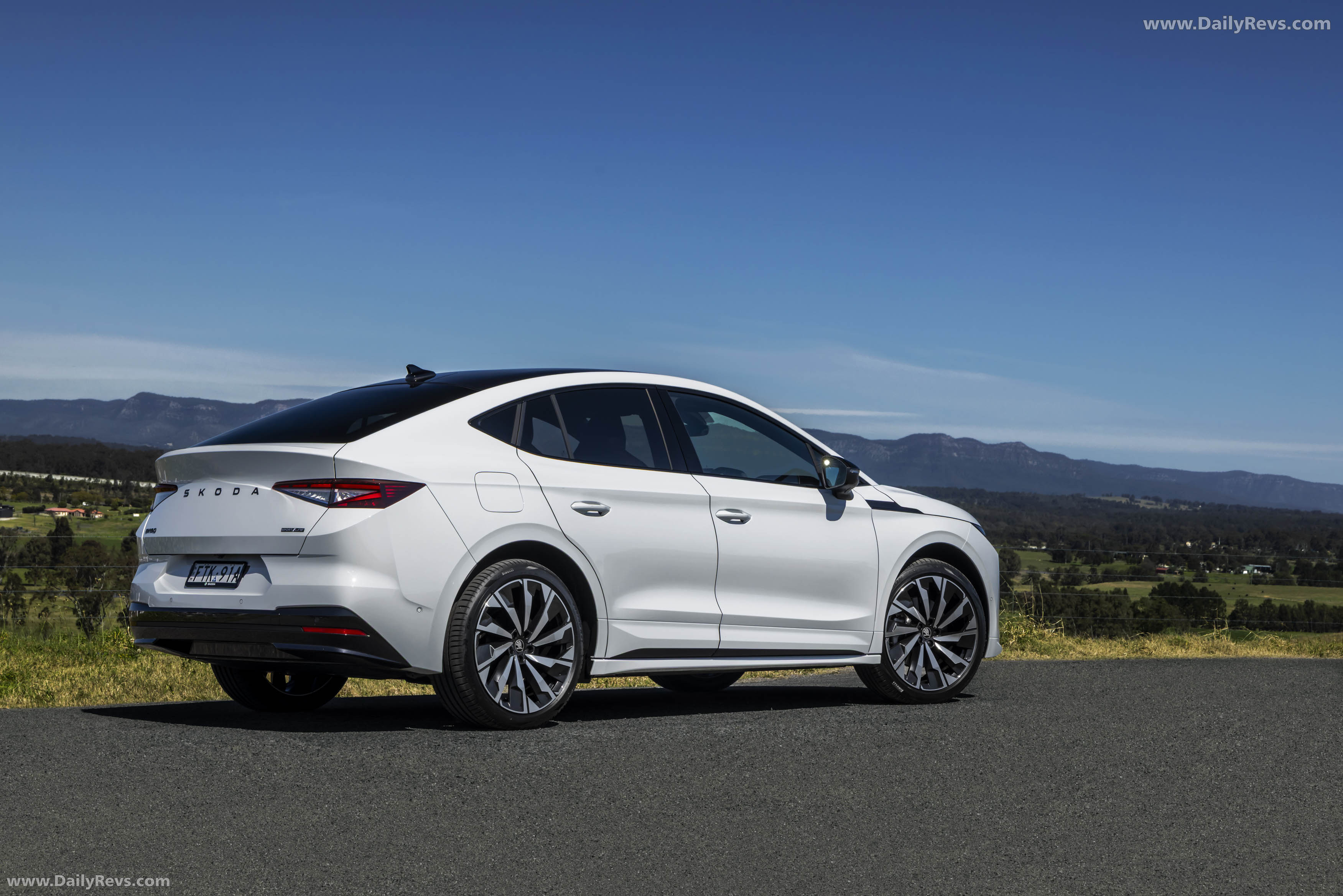 2025 Skoda Enyaq Coupe Sportline Australian Version Rear View