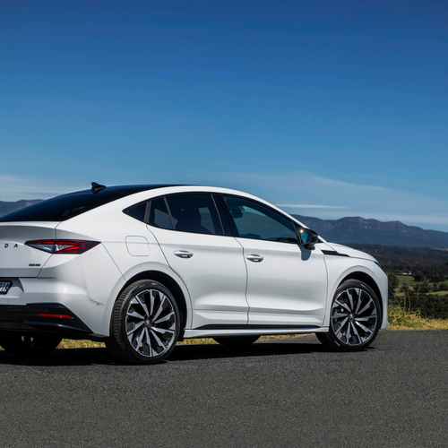 2025 Skoda Enyaq Coupe Sportline Australian Version Rear View