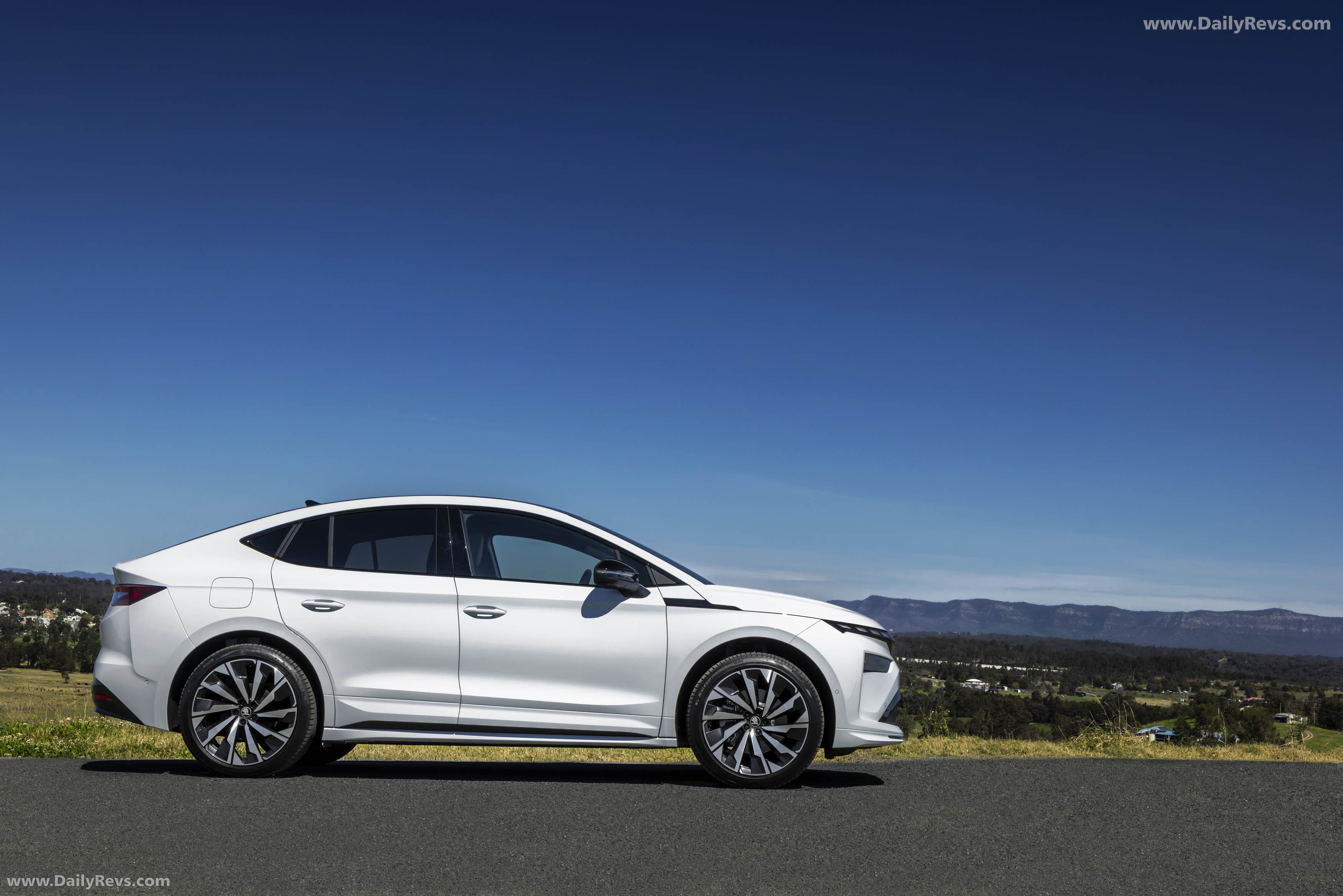 2025 Skoda Enyaq Coupe Sportline Australian Version Side View