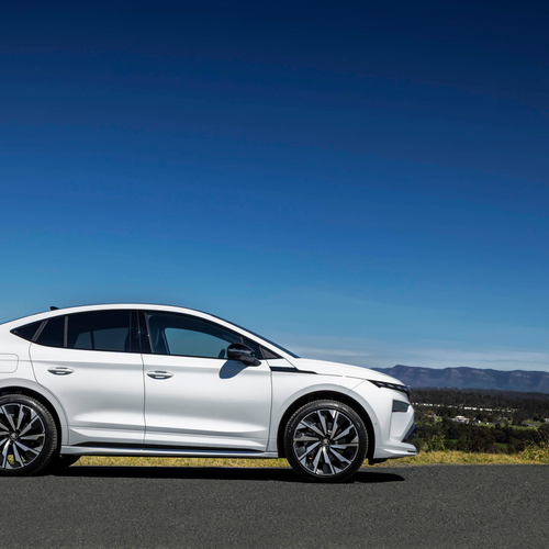 2025 Skoda Enyaq Coupe Sportline Australian Version Side View