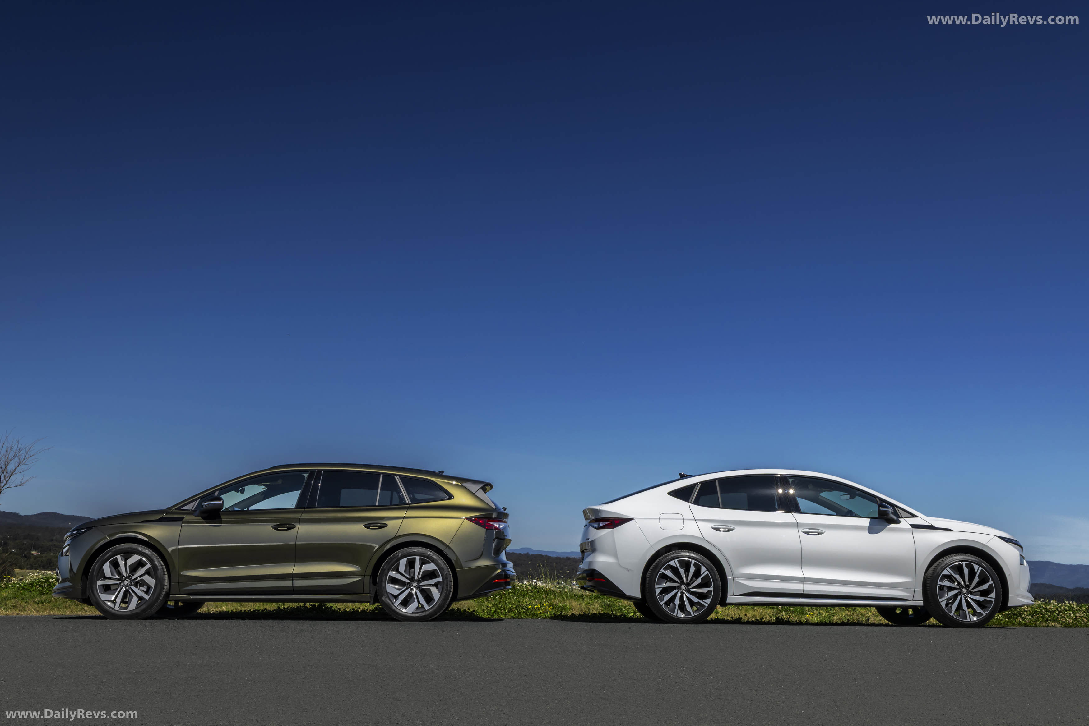 2025 Skoda Enyaq Coupe Sportline Australian Version Side View