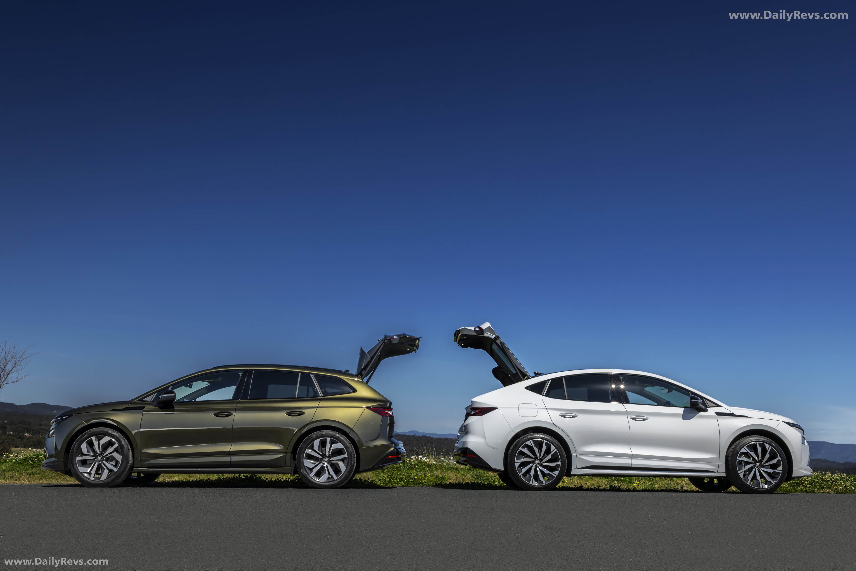 2025 Skoda Enyaq Coupe Sportline Australian Version Side View