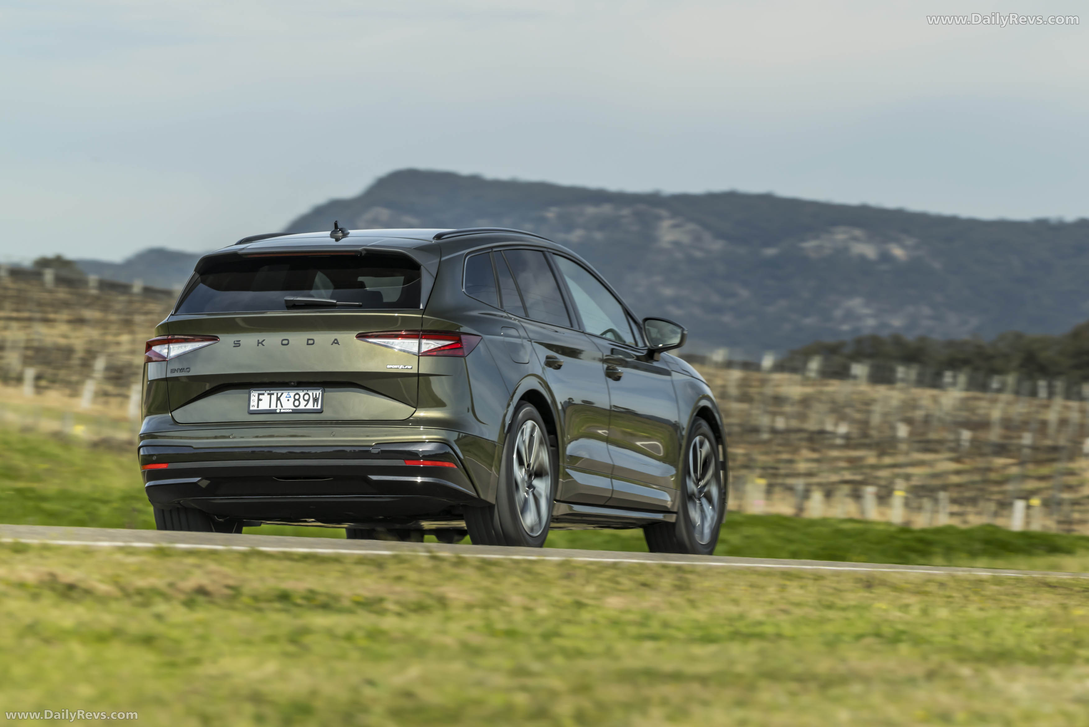 2025 Skoda Enyaq Sportline Australian Version Rear View