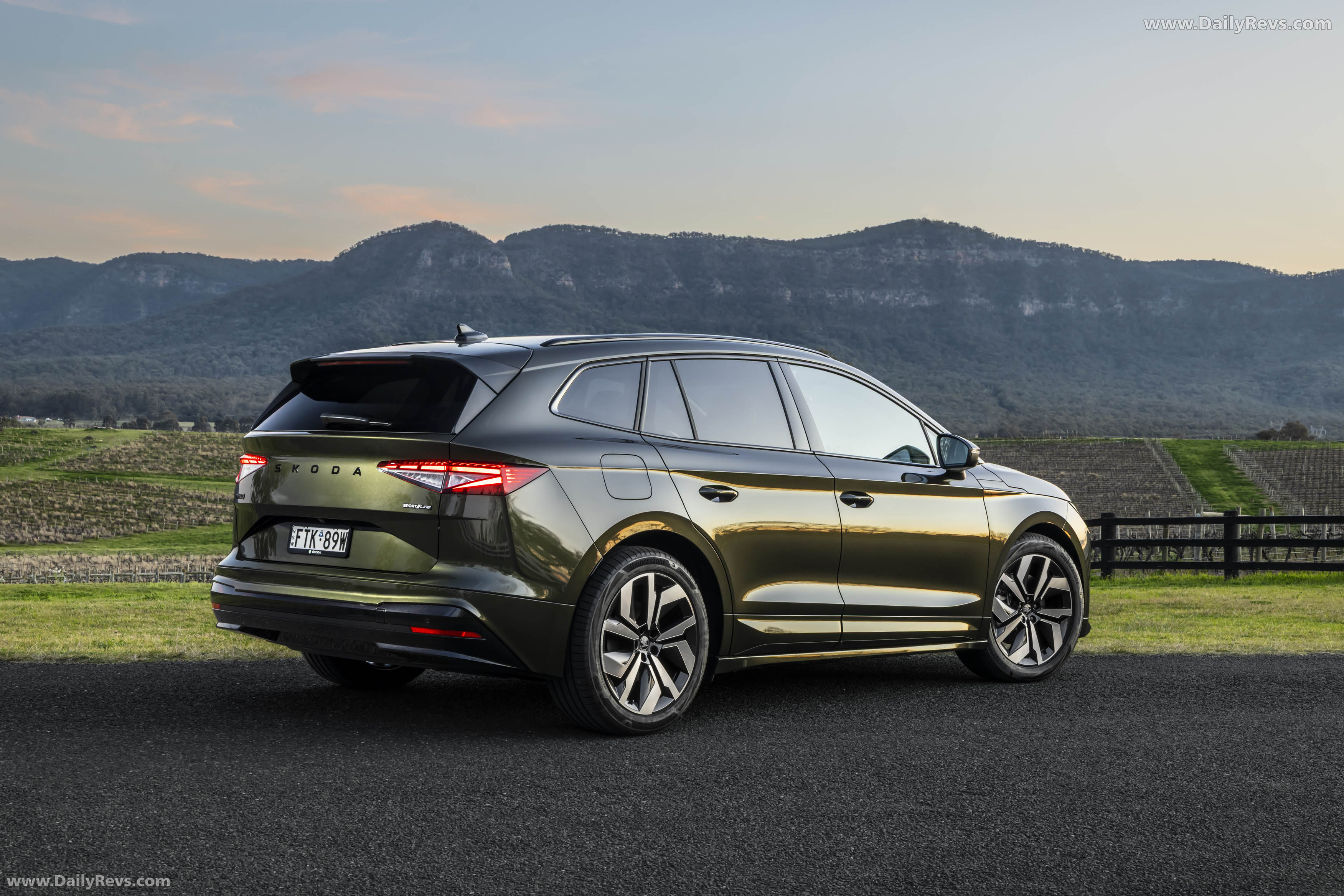 2025 Skoda Enyaq Sportline Australian Version Rear View