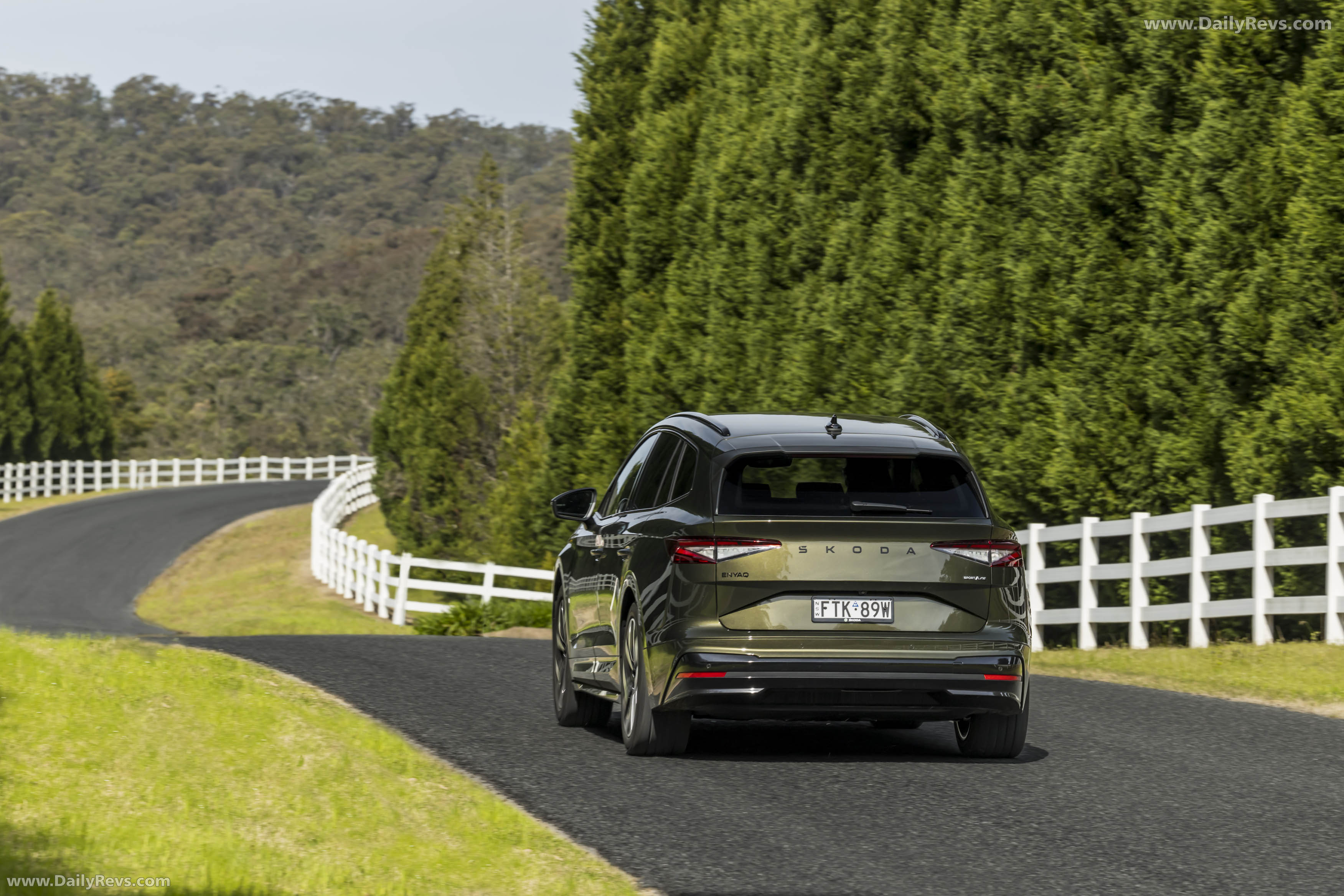2025 Skoda Enyaq Sportline Australian Version Rear View