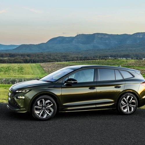 2025 Skoda Enyaq Sportline Australian Version Side View
