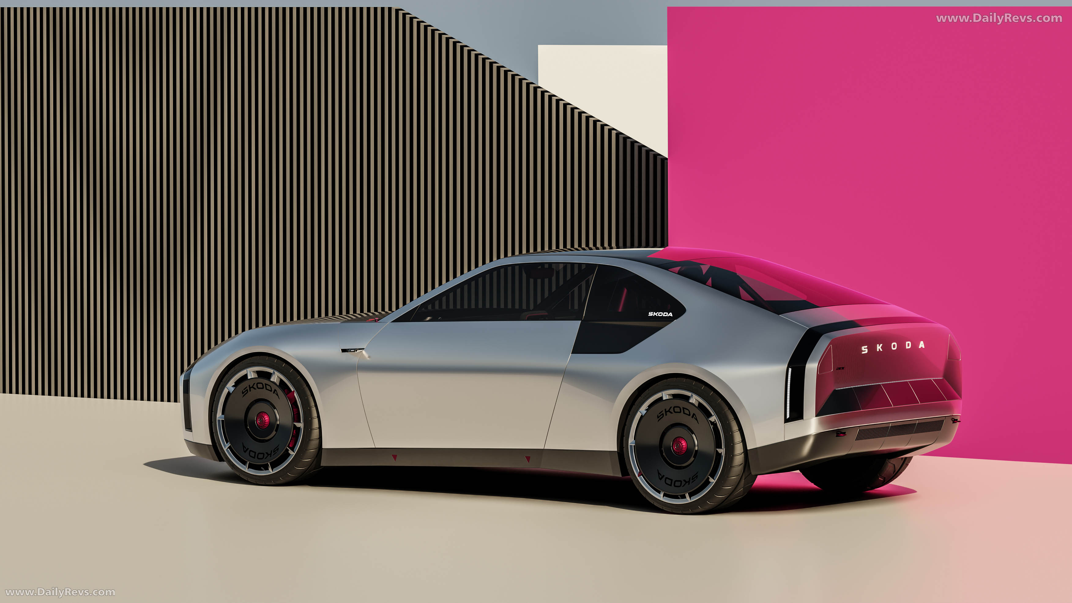 2025 Skoda 110 R Coupe Concept Rear View