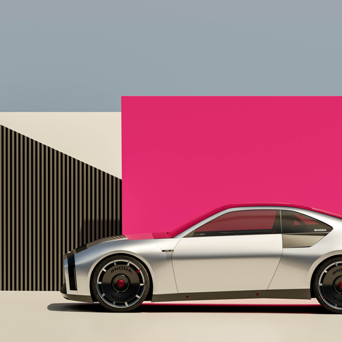 2025 Skoda 110 R Coupe Concept Side View