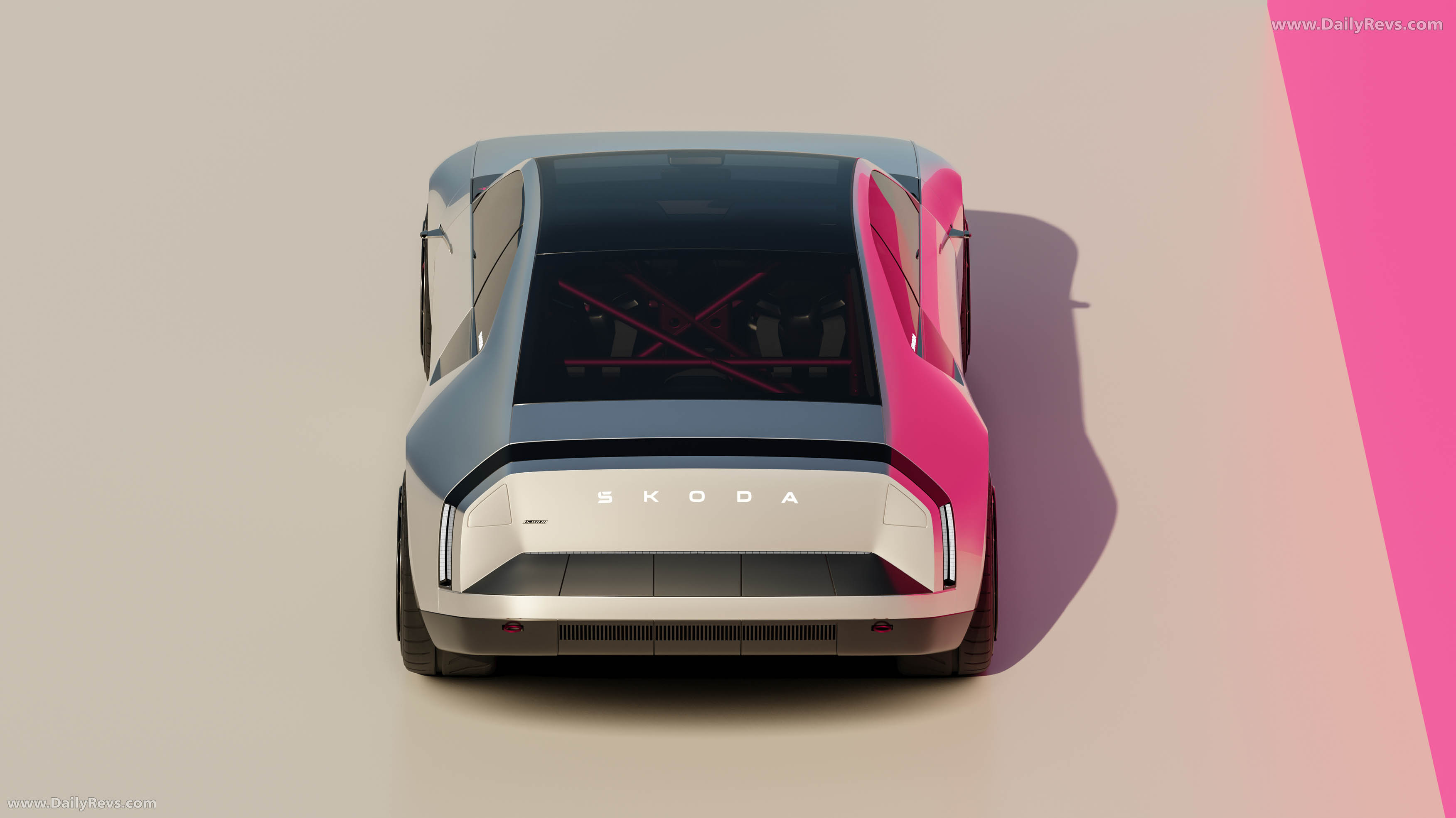 2025 Skoda 110 R Coupe Concept Top View
