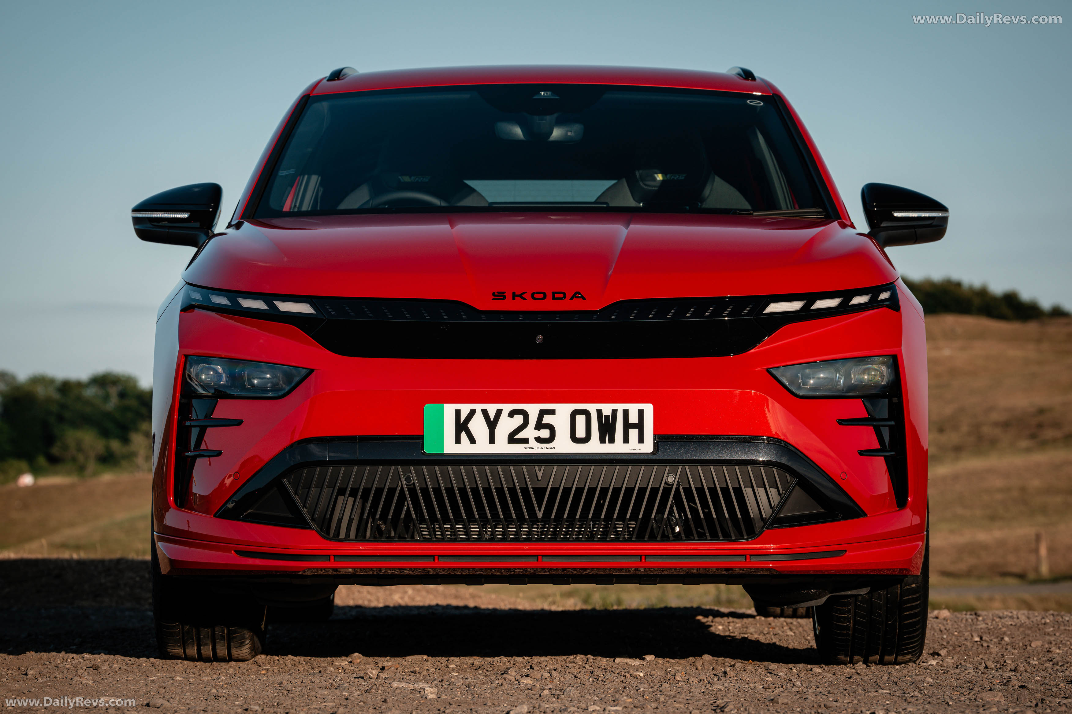 2026 Skoda Enyaq RS UK Version Front View