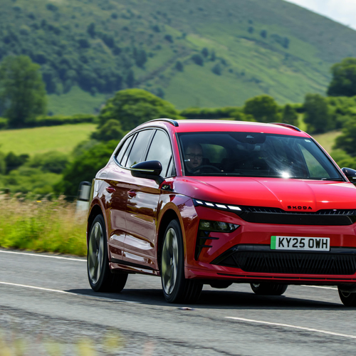 2026 Skoda Enyaq RS UK Version Front View