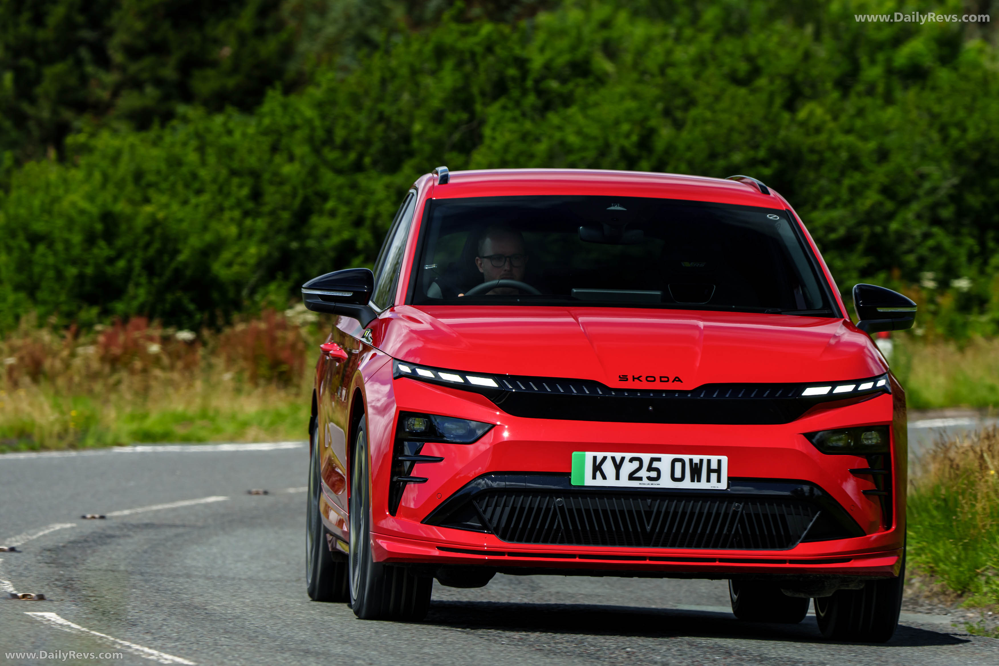 2026 Skoda Enyaq RS UK Version Front View