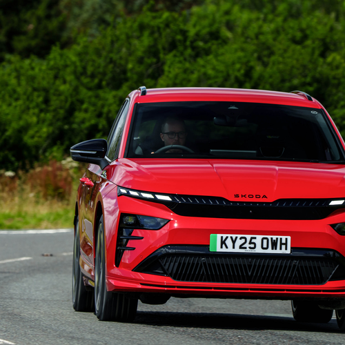 2026 Skoda Enyaq RS UK Version Front View