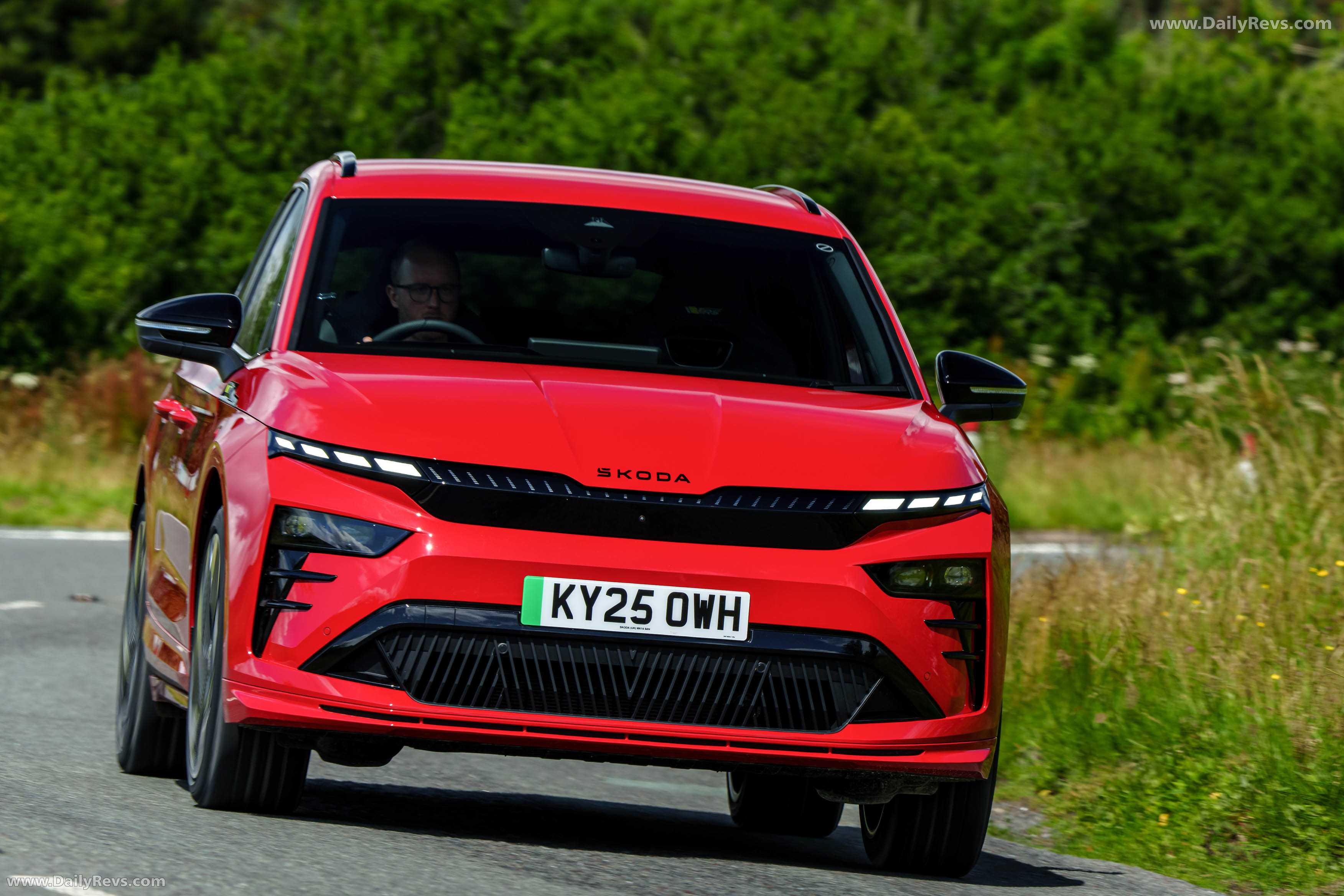 2026 Skoda Enyaq RS UK Version Front View