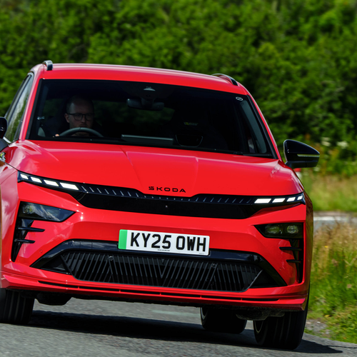 2026 Skoda Enyaq RS UK Version Front View