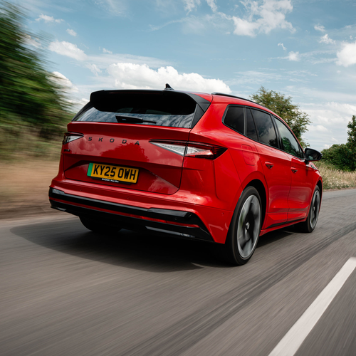 2026 Skoda Enyaq RS UK Version Rear View